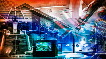 F1 Silverstone Formula 1 2025 cube design good luck web