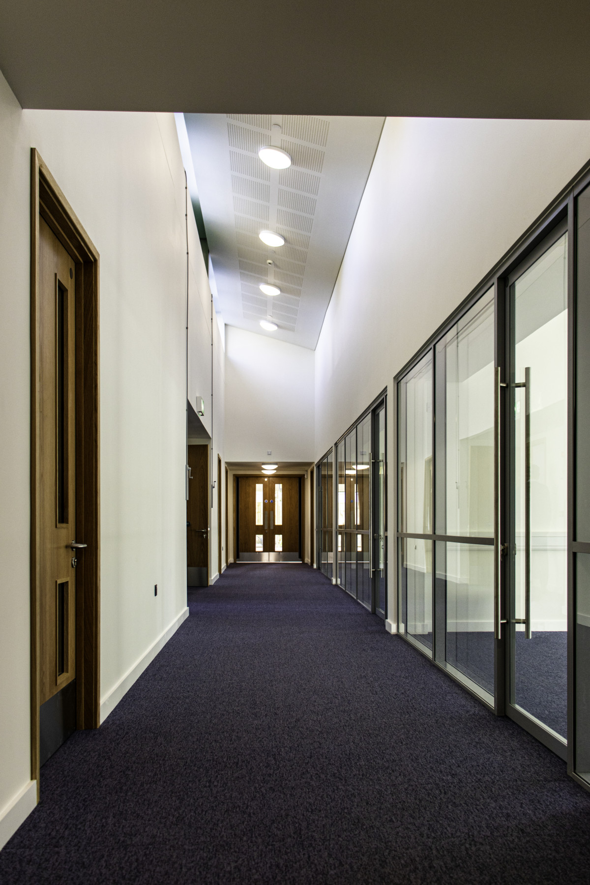 Hillbourne Primary School INT 003 Entrance Corridor cubedesignltd