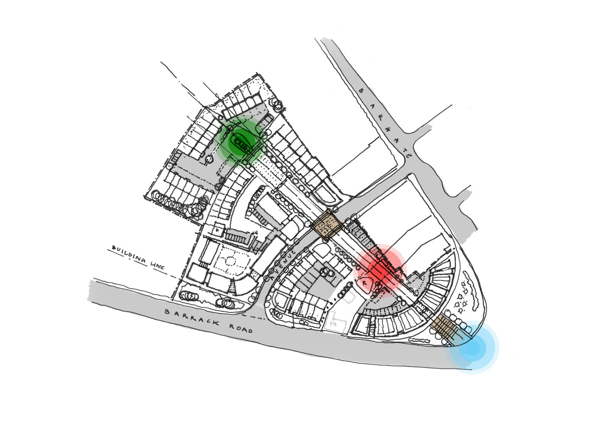 1241 SKETCH 004 Green Space Dwelling Types Focal Point v2